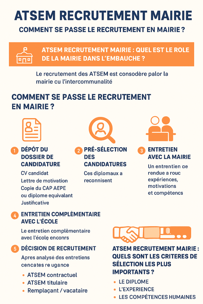 Comment se passe le recrutement des atsem en mairie ?