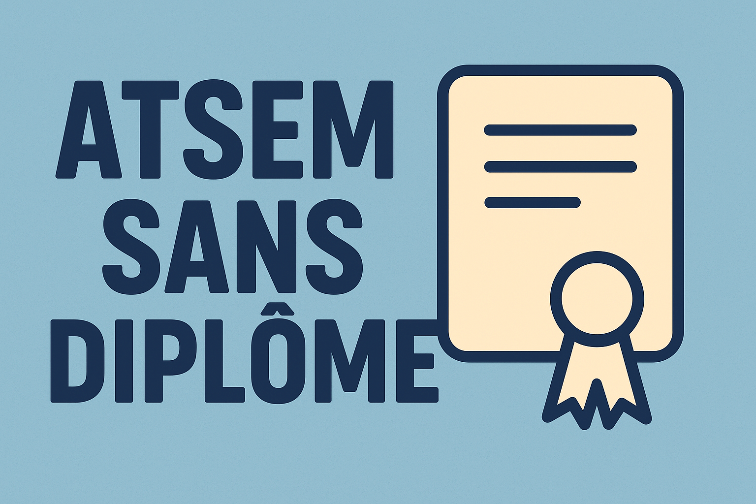 devenir atsem sans diplome